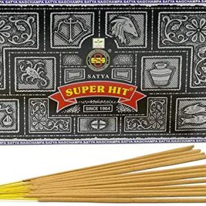 Incienso Satya Nag Champa Super Hit |12 Paquetes
