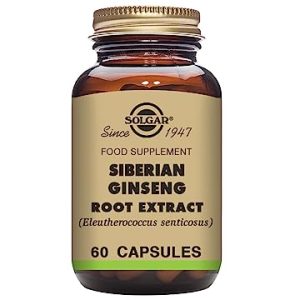 Ginseng Siberiano | Solgar | Extracto de raíz | 60 Cápsulas vegetales