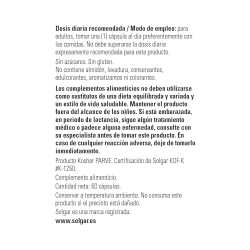 Glutatión reducido Solgar